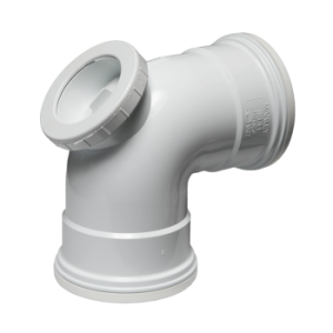Soil & Vent Bend 110mm X 90 Deg Inspection Hole SABS