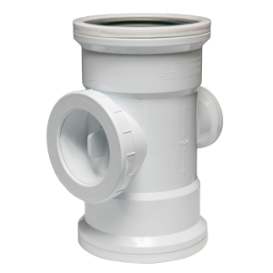 Soil & Vent Junction SABS Red Acc Heel 95deg 110mm