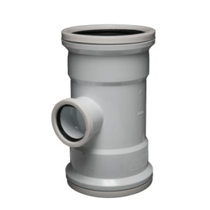 Soil & Vent Junction SABS Red Plain 90deg 110mm