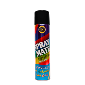 Spraymate Spray Paint 250g Matt Black